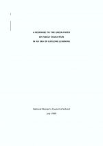 NWCI response to the Green Paper on Adult Education in an Era of Lifelong Learning