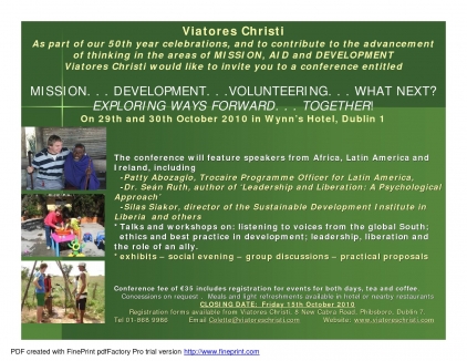 Mission &nbsp; Development &nbsp; Volunteering &nbsp;  What Next?