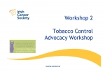 Tobacco Control Advocacy presentation