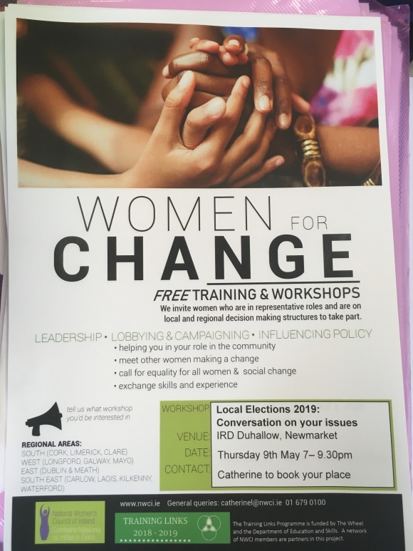 North Cork: Women for Change: Local Elections 2019 The issues that matter to you