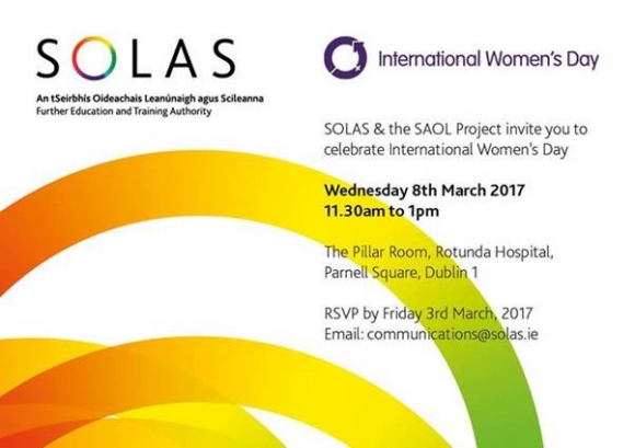 SOLAS & the Saol Project invite you to celebrate International Women’s Day