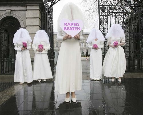Women's Aid's 16 Days Public Action Outside Dáil Éireann in 2008