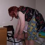 Woman cleaning