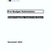 NWCI Pre-Budget Submission 2003