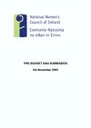 NWCI Pre-Budget Submission 2004