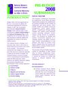 NWCI Pre-Budget Submission 2008