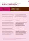 NWCI Pre-Budget Submission 2009