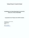 NWCI Submission to the Department of Justice, Equality and Law Reform In preparation for its 6th Report to the CEDAW Committee