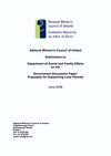 NWCI Submission to the Department of Social and Family Affairs on Proposals for Supporting Lone Parents