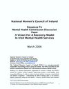 NWCI response to the Mental Health Commission discussion paper "A Model for Recovery in Irish Mental Health Services"