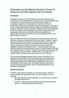 NWCI submission to the draft National Plan for Women