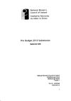 Pre-Budget Submission 2010
