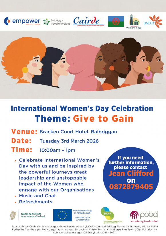 Empower and Cairde Celebrate International Women’s Day and Give to Gain!