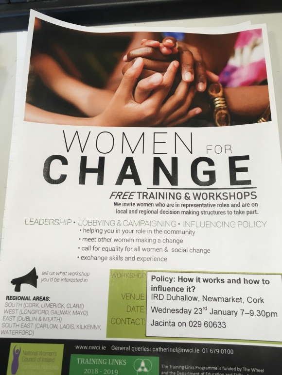 Women for Change: Influencing and impacting on Local policy
