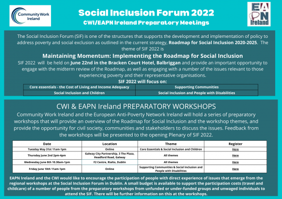 Maintaining Momentum: Implementing the Roadmap for Social Inclusion