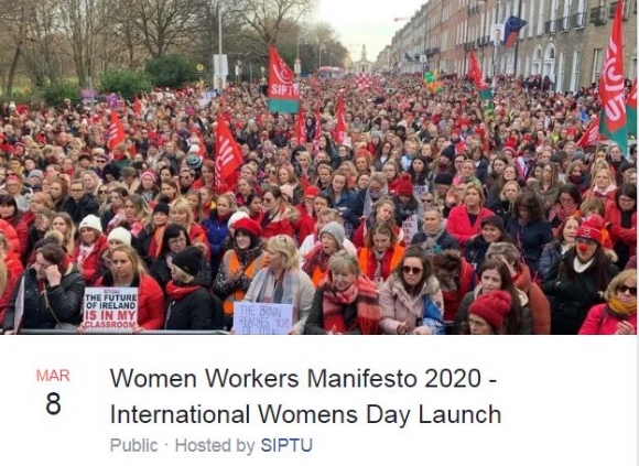 Launch of SIPTU’s Women Workers Manifesto