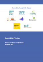 National One Parent Family Alliance Budget 2022 Priorities