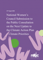 Submission to Public Consultation on the Next Update to the Climate Action Plan