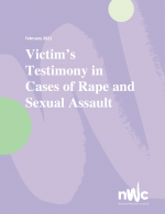 Victim’s Testimony in Rape and Sexual Assault