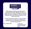 Women in Research Ireland Annual Research Showcase