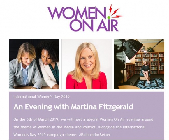 Women on Air - An Eveing with Martina Fitzgerald