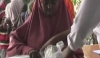 Women and children walk for a month before reaching food