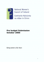 NWCI Pre-Budget Submission 2001