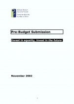 NWCI Pre-Budget Submission 2003