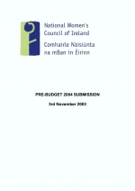 NWCI Pre-Budget Submission 2004