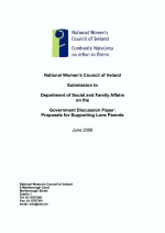 NWCI Submission to the Department of Social and Family Affairs on Proposals for Supporting Lone Pare