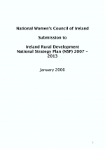 NWCI Submission on the Rural Development Strategy Plan 2007-2013