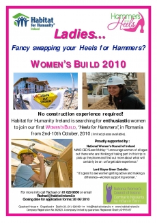 NWCI supports swapping ‘Heels for Hammers’