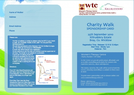 Sponsored Walk at Killruddery Estate in Bray