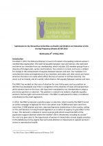 NWCI Submission to the Oireachtas Committee on Health and Children May 2013