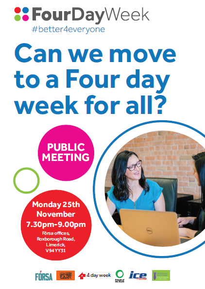 Four Day Week Public Meeting in Limerick