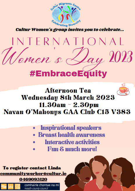 IWD Event: Cultúr Migrants Centre International Womens Day Afternoon Tea