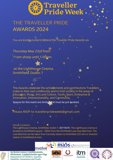 Invitation to Traveller Pride Awards 2024